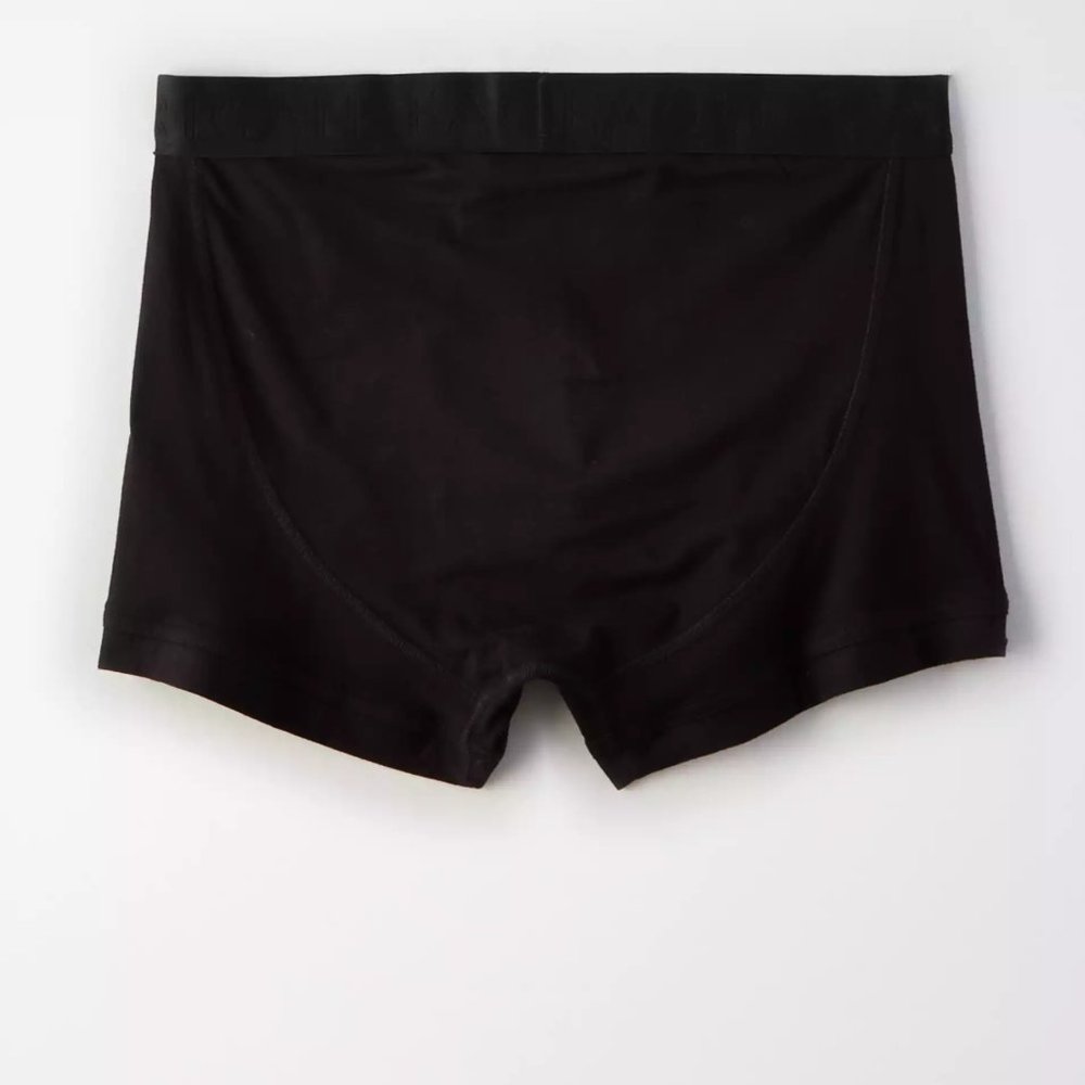 American Eagle Classic 3" Trunks Black Boxer Brief - Picture 4 of 4